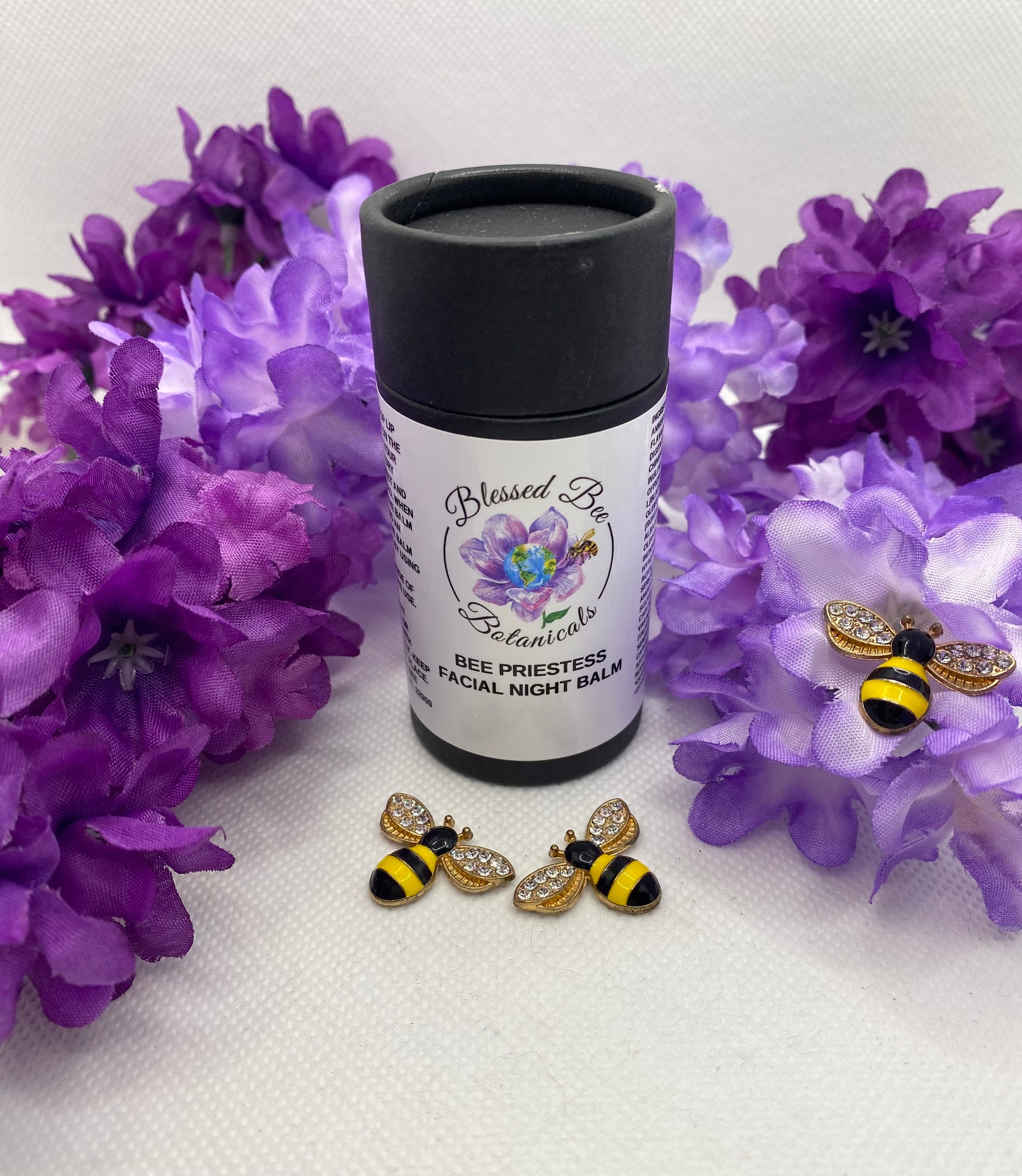 Bee Priestess Facial Night Balm | Organic Anti-Aging  Beeswax Balm