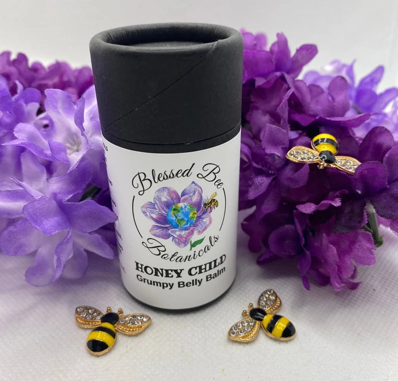 Bálsamo para el vientre gruñón | Alivio orgánico del malestar estomacal para niños