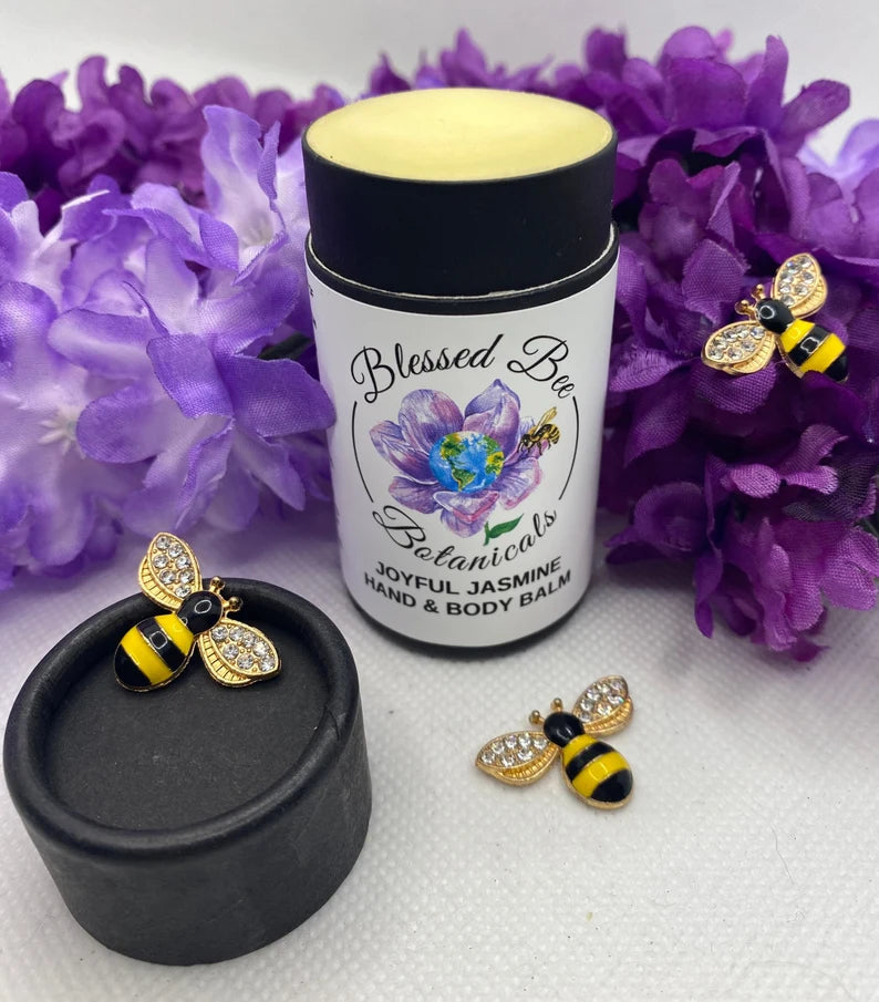 Baume joyeux pour les mains et le corps au jasmin | Soins de la peau hydratants et édifiants