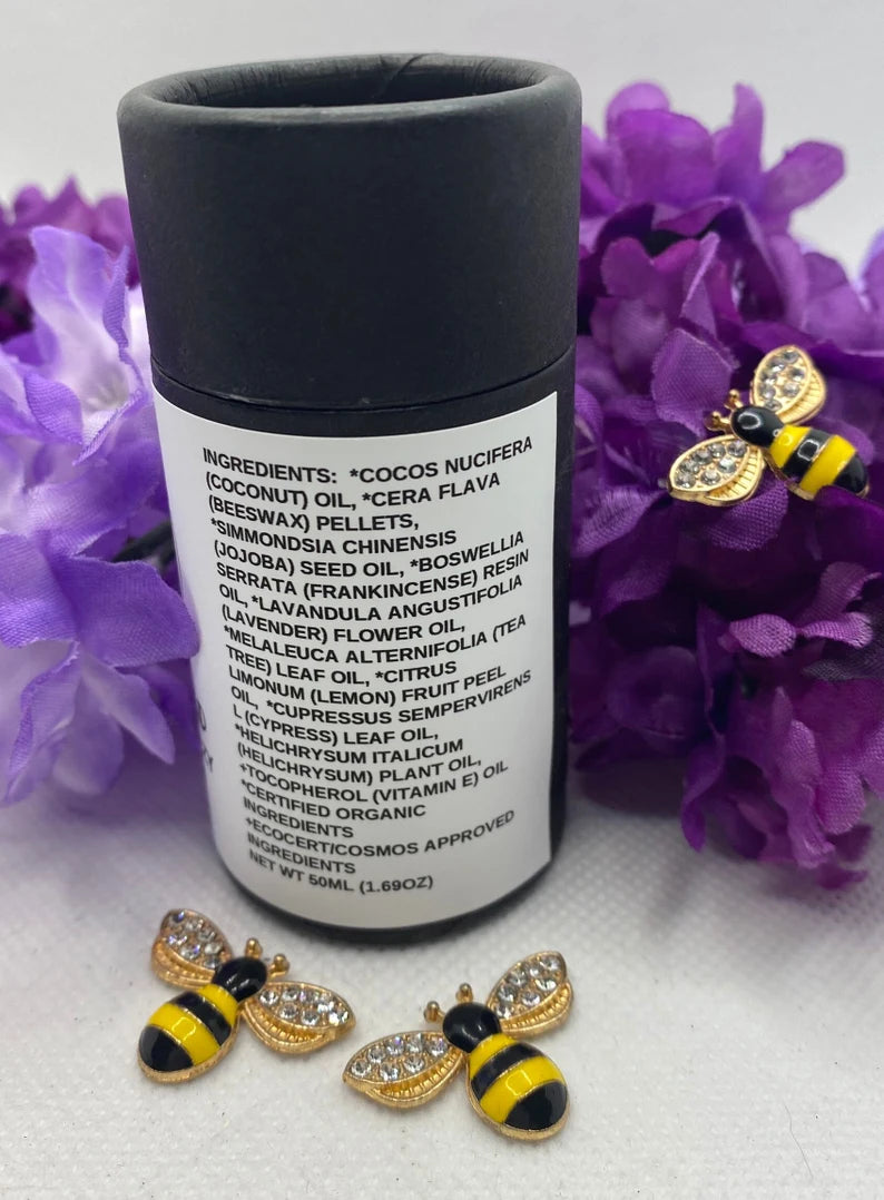 Baume à vapeur Don’t Bee Sneezy | Soulagement biologique du rhume et des allergies pour enfants 